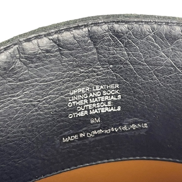 BANANA REPUBLIC BLACK LEATHER EQUESTRIAN STYLE KNEE HIGH BUCKLE ZIP UP BOOTS - Picture 12 of 13